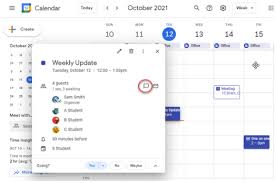 google calendar event