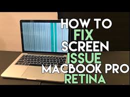 screen issue on macbook pro retina