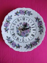 Limoges Wall Clock Porcelain Plate