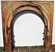 Antique Cast Iron Fireplace Surround