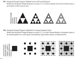 m3 sierpinski triangle program