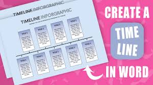 timeline in word easy tutorial