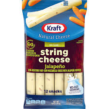 kraft jalapeno string cheese 12 ct