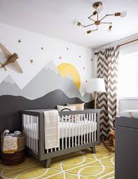 grey and yellow nursery decor ideas