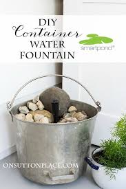 Diy Container Water Fountain On