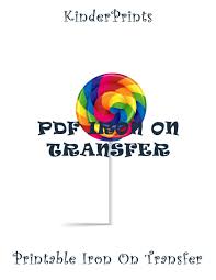 Printable Pdf Iron On Transfer Design For T By