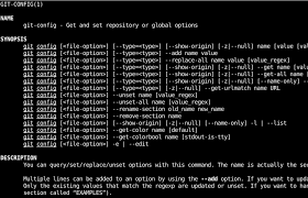 git config command tutorial with