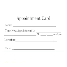 Free Appointment Reminder Template Email Letter