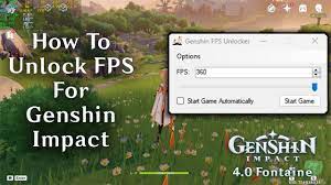 how to unlock fps for genshin impact 4