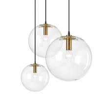 Dining Room Bar Lamp Clothing Store Bulb Spherical Glass Decorative Rope Pendant Lamp Spherical Chrome Glass Pendant Lamp Hanging Lights In Bedroom Modern Ceiling Lighting From Huaxin189 230 16 Dhgate Com