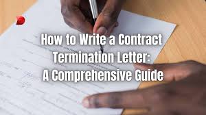 a contract termination letter