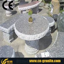 stone round table top garden stone