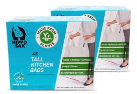 13 gallon tall kitchen bag, made in the usa. Possible Free Hippo Sak Plant Based Tall Kitchen Trash Bags Freebie Select The Home Of Selected Freebies