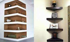 Wall Mount Corner Shelves Designs Ideas