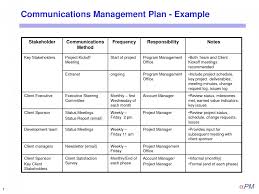 Project Management Plan Templates Template Samples
