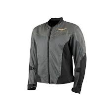 honda gold wng textile jacket black