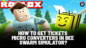 Once you've done this, redeeming bee swarm simulation codes is really easy. New How To Get Tickets Micro Converters In Bee Swarm Simulator
