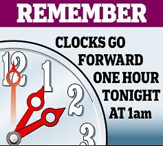Clocks go forward tonight/tomorrow morning! The Clocks Went Forward One Hour Last Night As British Summer Time Begins Daily Mail Online