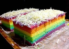 Resep rainbow cake lembut sederhana spesial asli enak. Resep Rainbow Cake Kukus Anti Gagal Resep Online