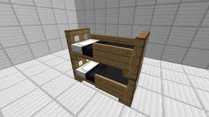 make bunk beds in minecraft step