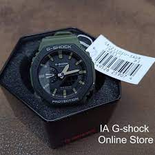 Harga jam tangan casio g shock dikenal sebanding dengan kualitas yang diberikan. Casio G Shock Ga 2110su 3adr Asia Set Tmj Hijau 100 Original Shopee Malaysia