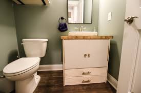 how to build a vanity for a pedestal sink