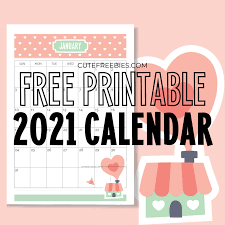 As you can see, this free calendar 2021 printable lastly, does anyone here like to have a blank editable version of the calendar featured in this post? Free Printable Calendars And More Cute Freebies For You