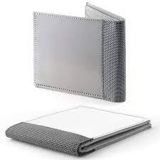 Woven Stainless Steel Bi Fold Wallet