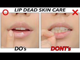 dead skin on the lips chapped lip care