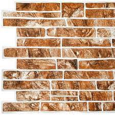 Dundee Deco Falkirk 3d Retro Light Brown Wall Panel Tp10014044