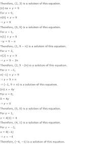 Linear Equations In Two Variables Maths
