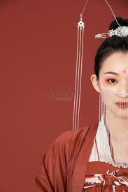 beautiful woman in chinese style hanfu