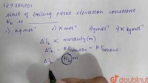 boiling point elevation constant