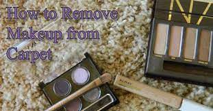 how to remove makeup from carpet