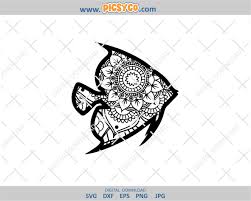 Fish Svg Fish Mandala Svg Fish Svg Design Png Free Files Download Mandala Svg Zentangle Svg Mandala File Mandala Cut Files Svg Png Picsyco