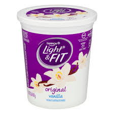 dannon light fit yogurt vanilla