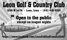 Leon Golf & Country Club in Leon, Iowa | foretee.com