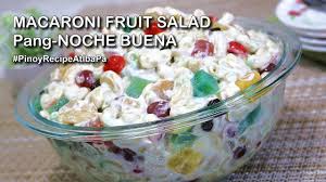 macaroni fruit salad recipe pinoy