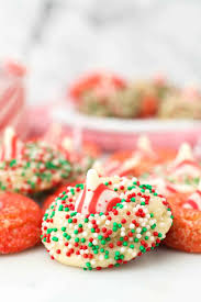 peppermint kiss cookies christmas