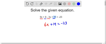 Solve Multi Step Equations Example 1