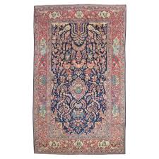 antique golden manchester kashan carpet