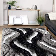 paris grey swirl modern area rug