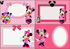 minnie mouse in pink free printable
