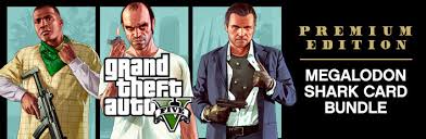 What are gta shark cards? Save 59 On Grand Theft Auto V Premium Edition Megalodon Shark Card Bundle On Steam