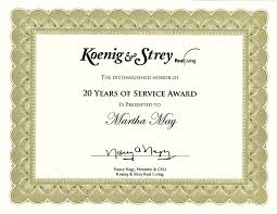 9 Loyalty Award Certificate Examples Pdf Examples