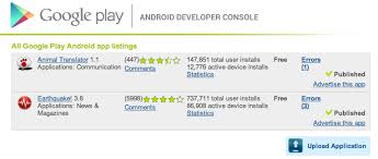 You can set up your developer profile (based off a google account) on this page. The Developer Console Android Developers