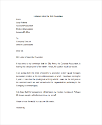 Sample Letter of Intent for a Job      Free Documents in PDF  Word 