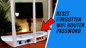 to reset forgotten wifi router pword