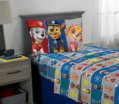 paw patrol microfiber kid bed sheet set