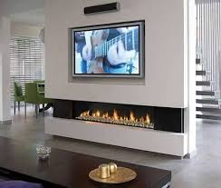 Gas Fireplace Television Above